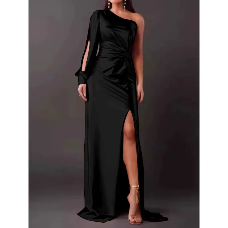 Velvara™ Luxefit Summer Slit Dress – Effortless Sophistication in Every Step